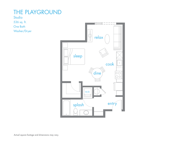 The Playground Studio Floor Plan 1